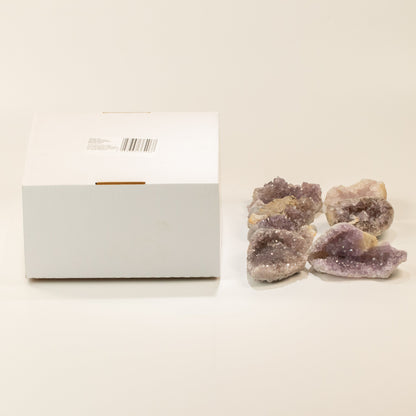 Geodas de amatista pequeñas y surtidas - 3-5 cm (aprox 1 kg) 4-6 piezas