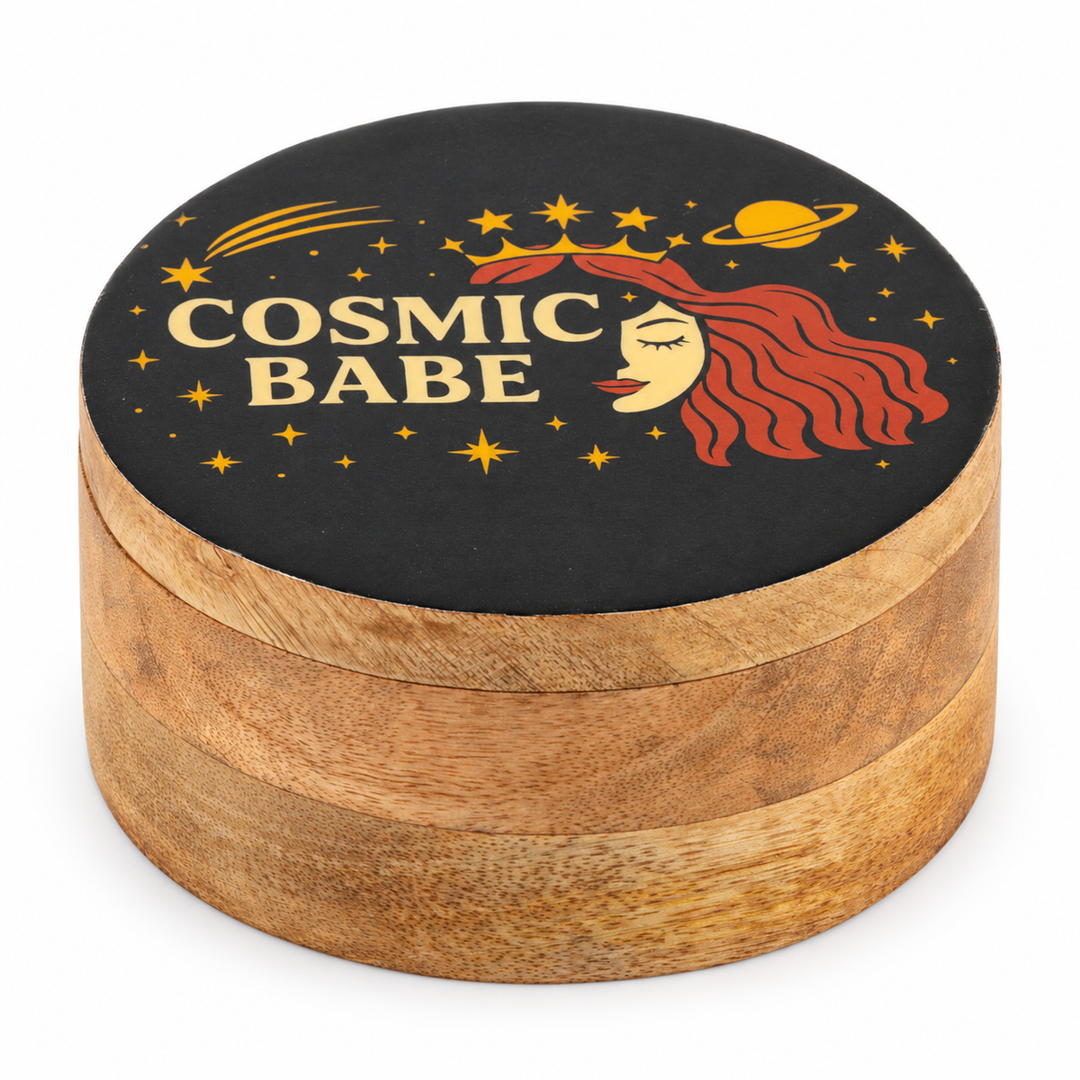 Caja esmaltada redonda - Cosmic Babe