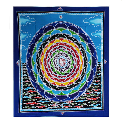 Mandala en las nubes 106cm x 93cm