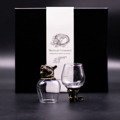 Set de regalo de 6 vasos (100 ml) - Criaturas Místicas - Bronce Antiguo