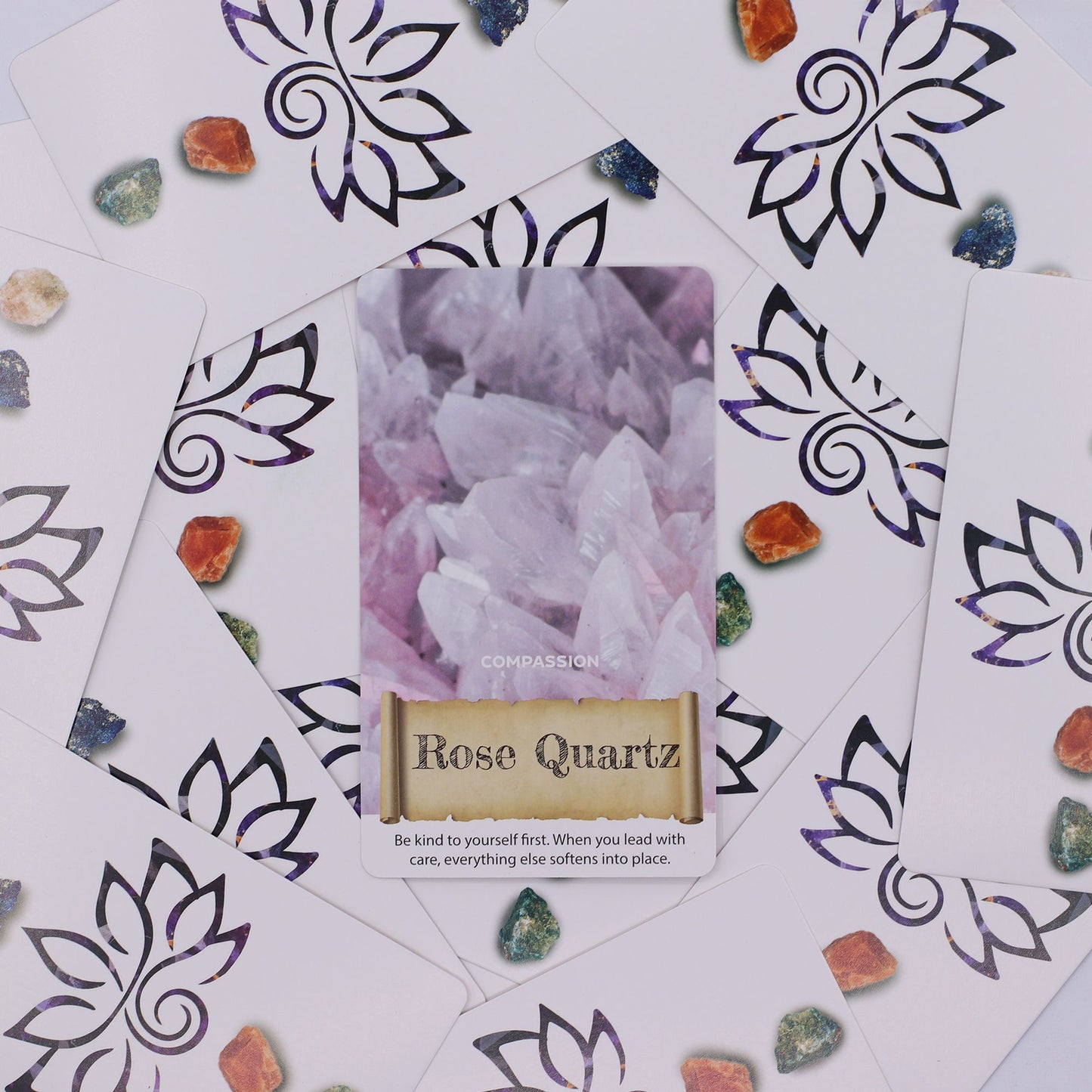 Cartes Oracle des Cristaux et des Élixirs – Jeu de Cartes d'Énergie de Guérison