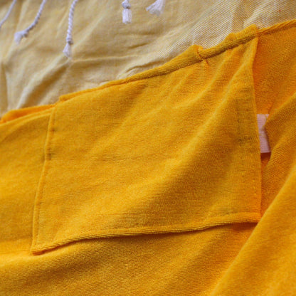 Toalla Pareo Algodón Amarillo 100x180cm