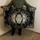 Arte de pared de algodón (70x110cm) - Diosa del Sol
