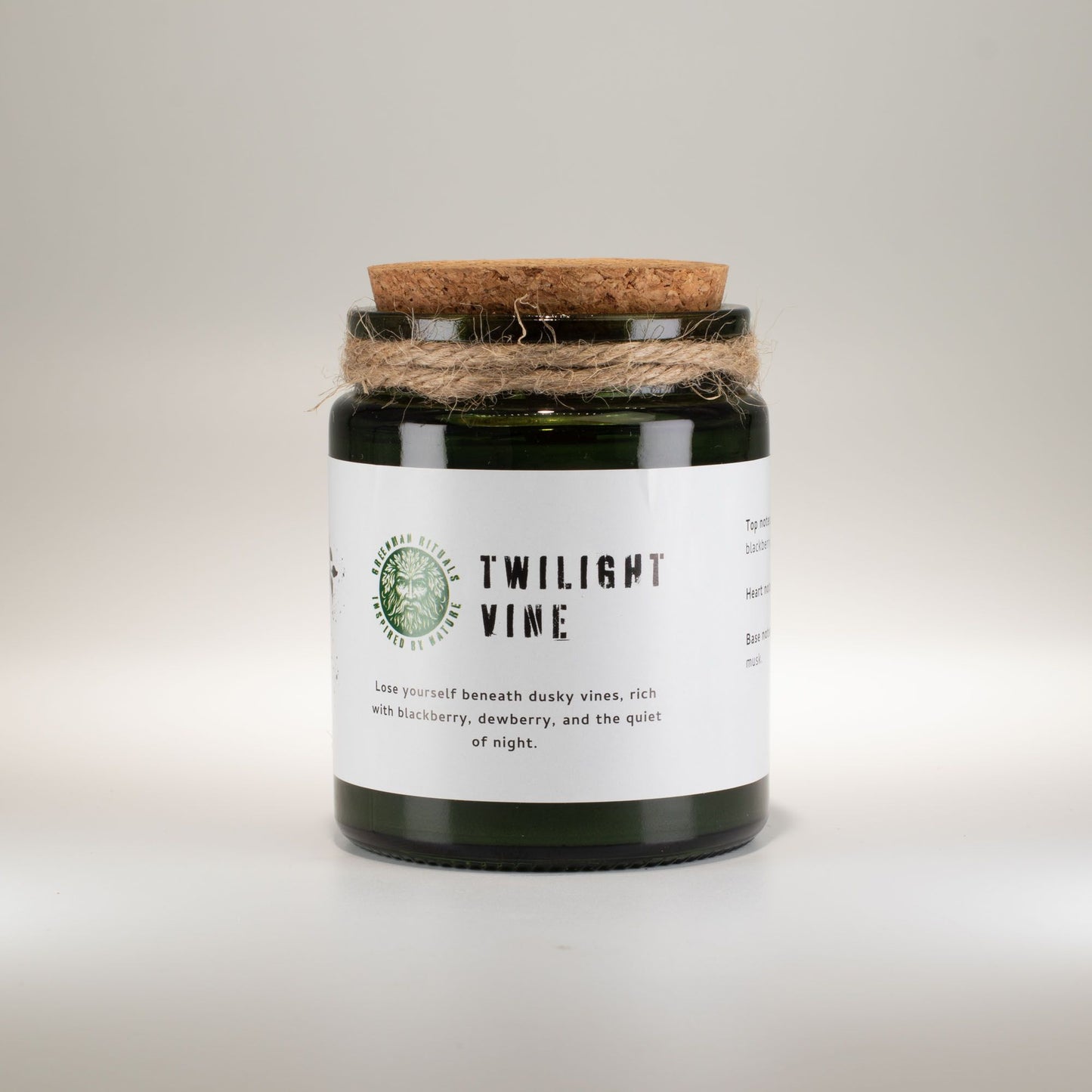 Vela de soja Greenman Woodwick - Twilight Vine