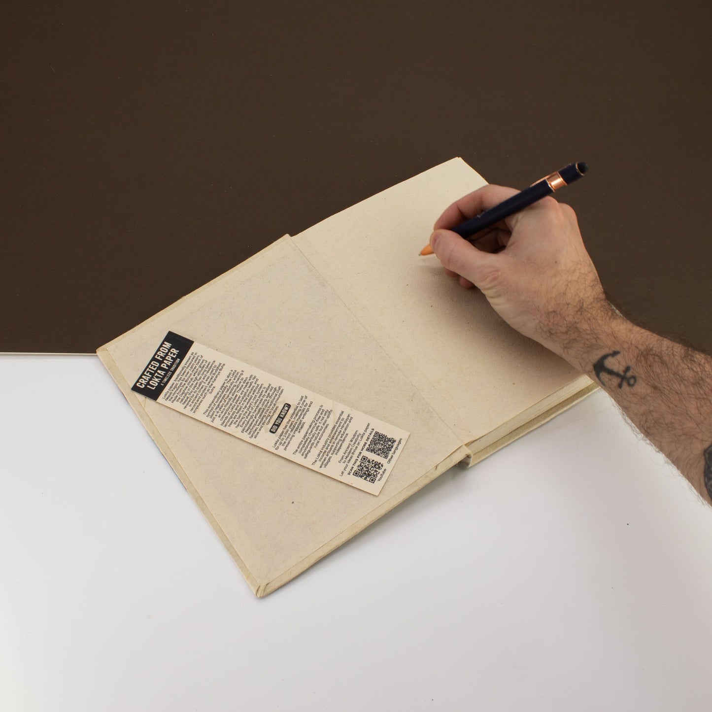 Grand carnet Lokta - A Breath - Comprend un marque-page