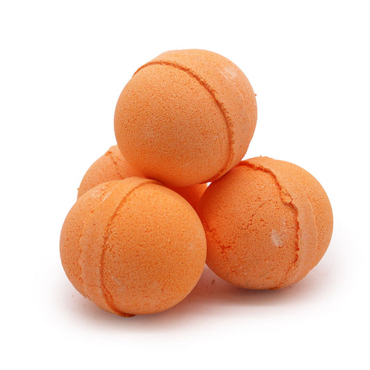Badebombe mit Zitronenverbene und Mandarine