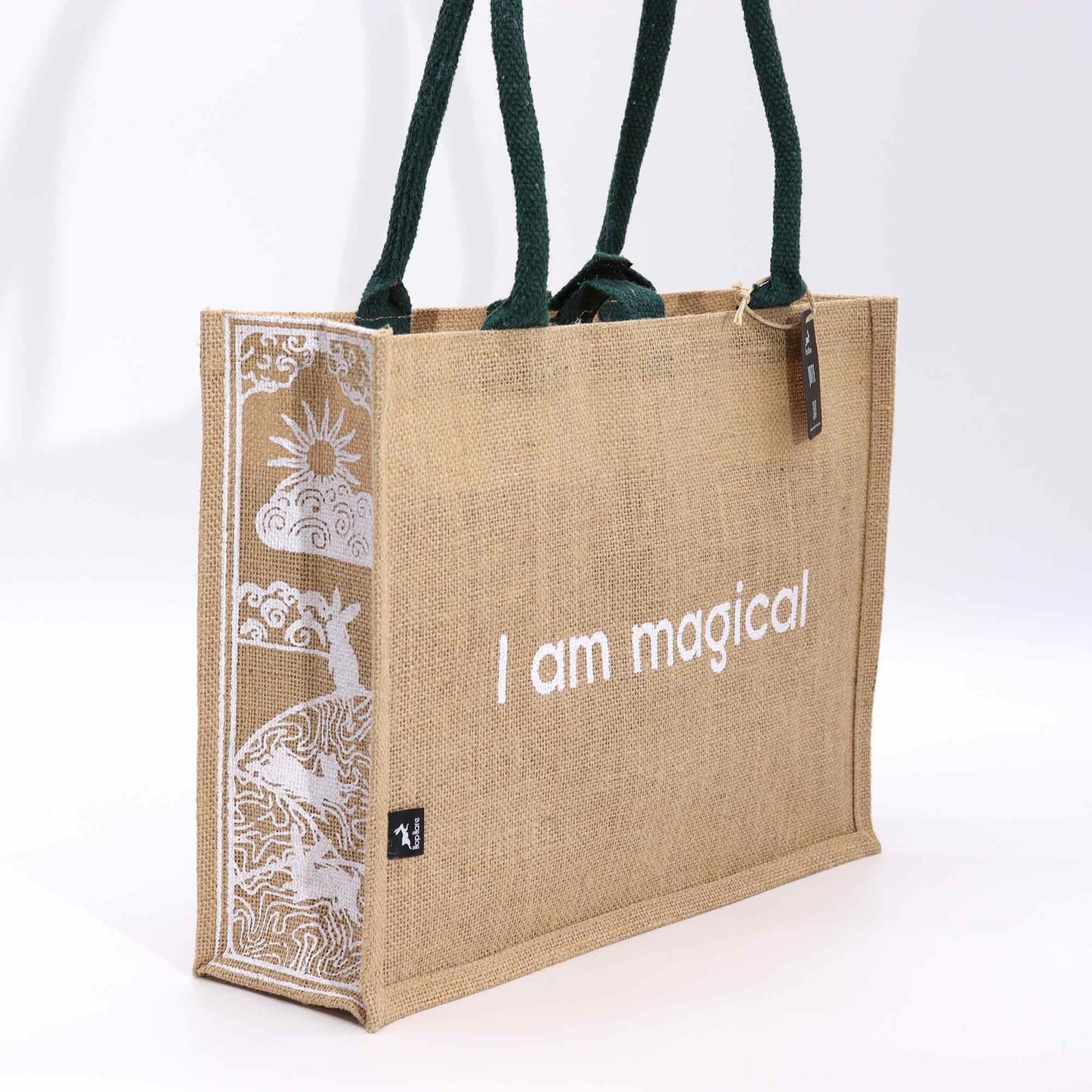 Hop Hare Große Jutetasche - I'm Magic