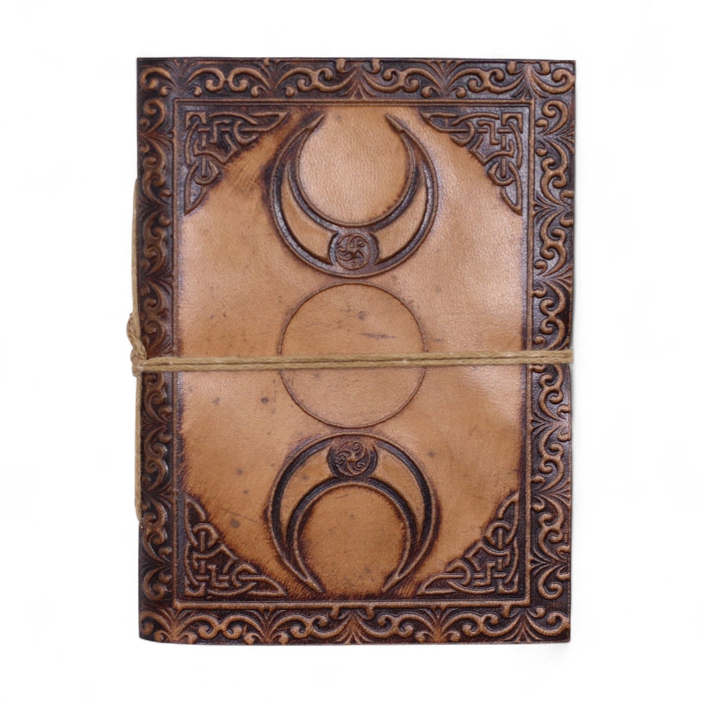 Carnets en cuir de style ésotérique assortis (6 x 4,5 pouces) - Vitrine