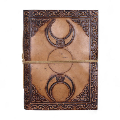 Carnets en cuir de style ésotérique assortis (6 x 4,5 pouces) - Vitrine
