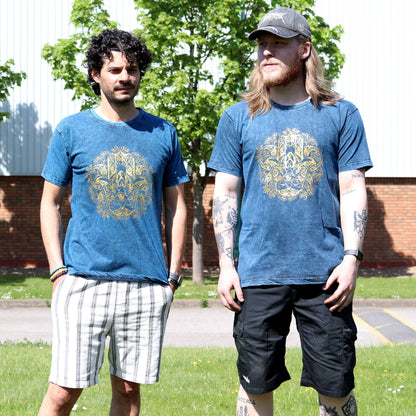 T-shirt Sari Nomad Extra Large - Hamsa - Bleu
