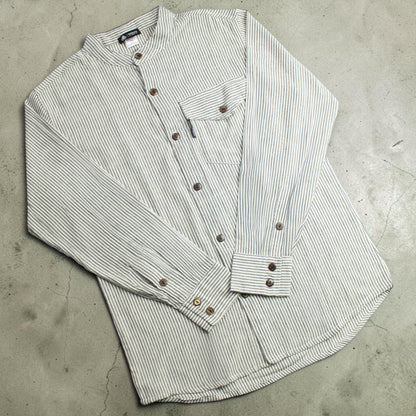 Nomad Sari Camisa Grandad - Gris Piedra - XL