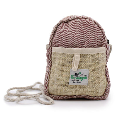 Hanf-Handytasche mit Seil - Zufällige Farbe