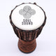 Tambor Djembe Mediano Pro - Sonido del Alma (bajo) - Mediano 40 cm (18 cm Diia)