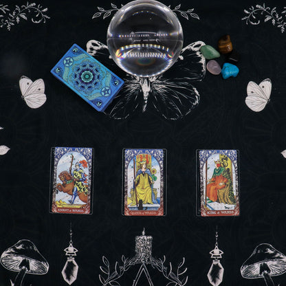 Tarot-Lesetischdecke – Alte Hexe