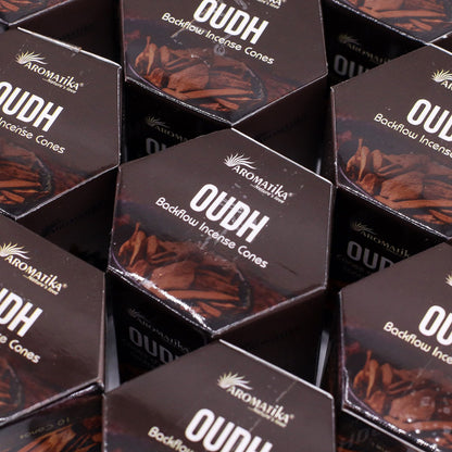 Paquete de 10 Incienso Masala Backflow - Oudh