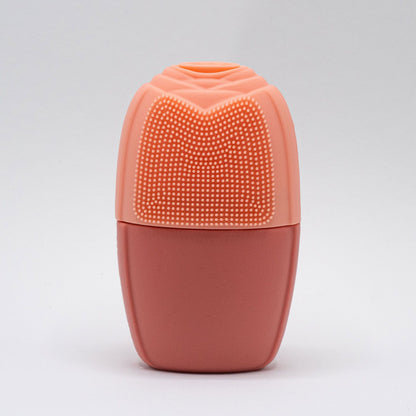 Rouleaux de glace en silicone pour le visage - Pêche