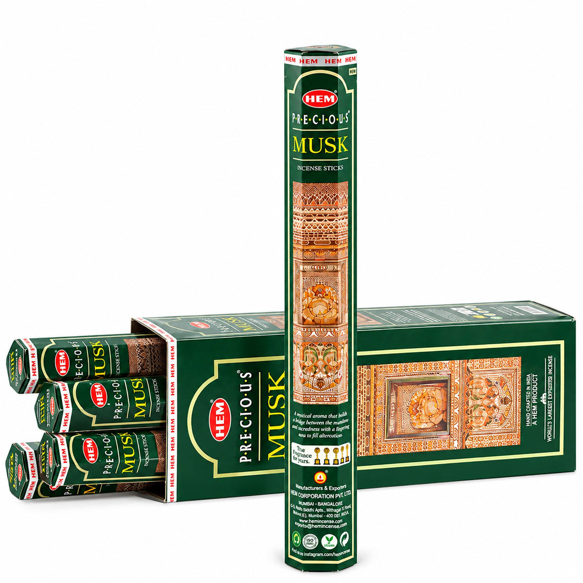 HEM Hexaganal Incienso - Almizcle precioso
