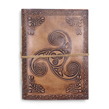 Carnets en cuir de style ésotérique assortis (6 x 4,5 pouces) - Vitrine