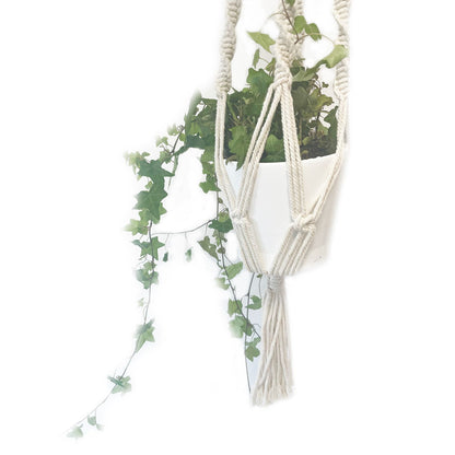 Macetero Macramé Grande Extra Largo