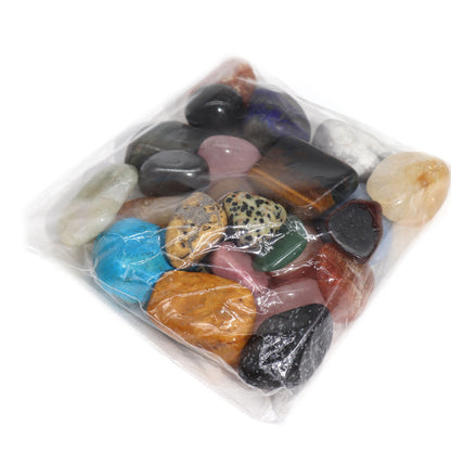 Sorpresa de piedras pulidas mixtas - 0,5 kg (aprox. 25 piedras)