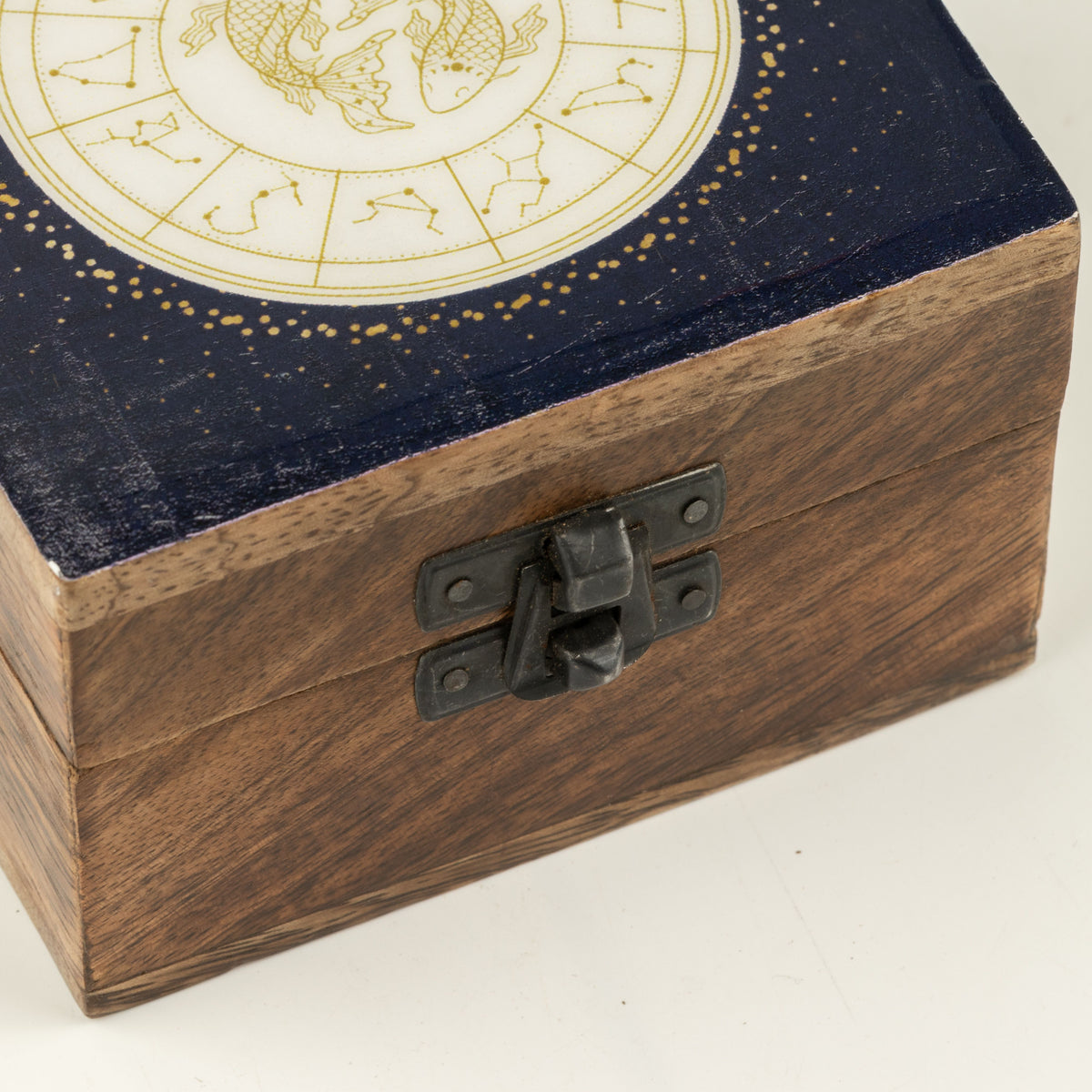 Pequeña caja esmaltada - Piscis
