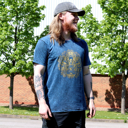 T-shirt Sari Nomad Extra Large - Hamsa - Bleu