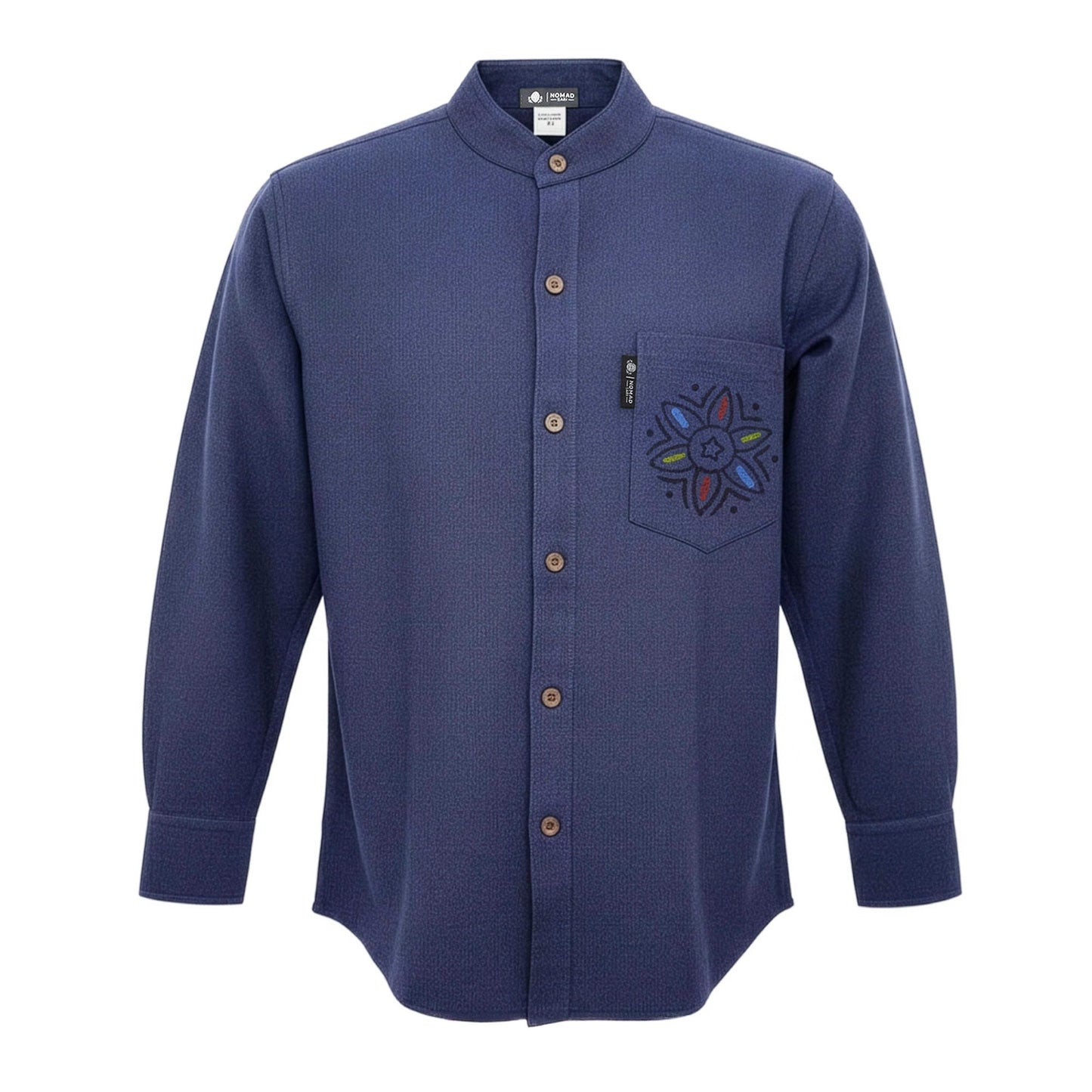 Nomad Sari Kathmandu camisa - índigo - grande