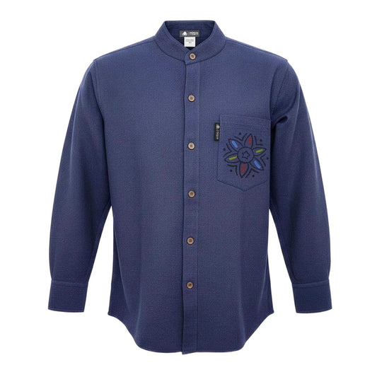 Nomad Sari Kathmandu Hemd – Indigo – Groß