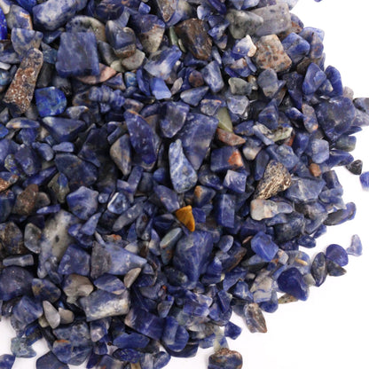 Éclats de sodalite - pierres précieuses en vrac - 1 kg