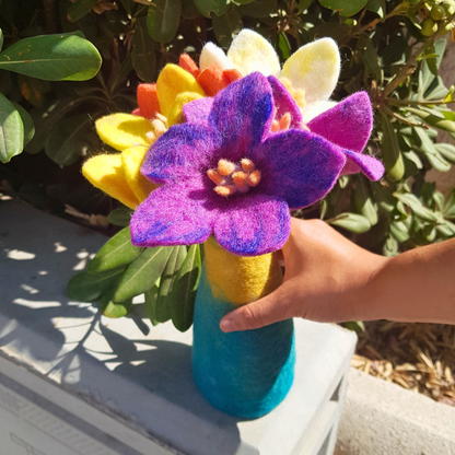 Flores de fieltro - Lirio (10 colores surtidos)