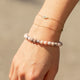 Pulsera de Poder Pequeña (17 cm x 6 mm) - jaspe rosa