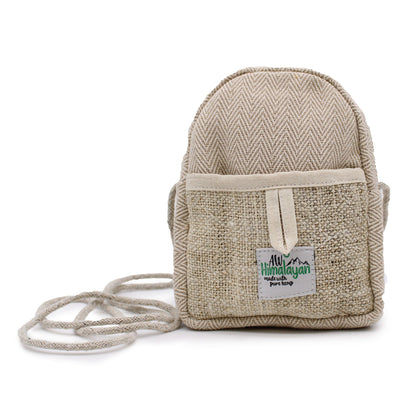 Hanf-Handytasche mit Seil - Zufällige Farbe
