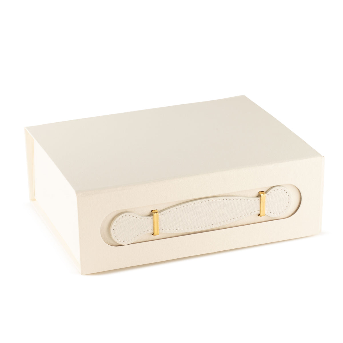 Caja de regalo plana - cesta mediana  (24x18.2x8cm) - Blanco