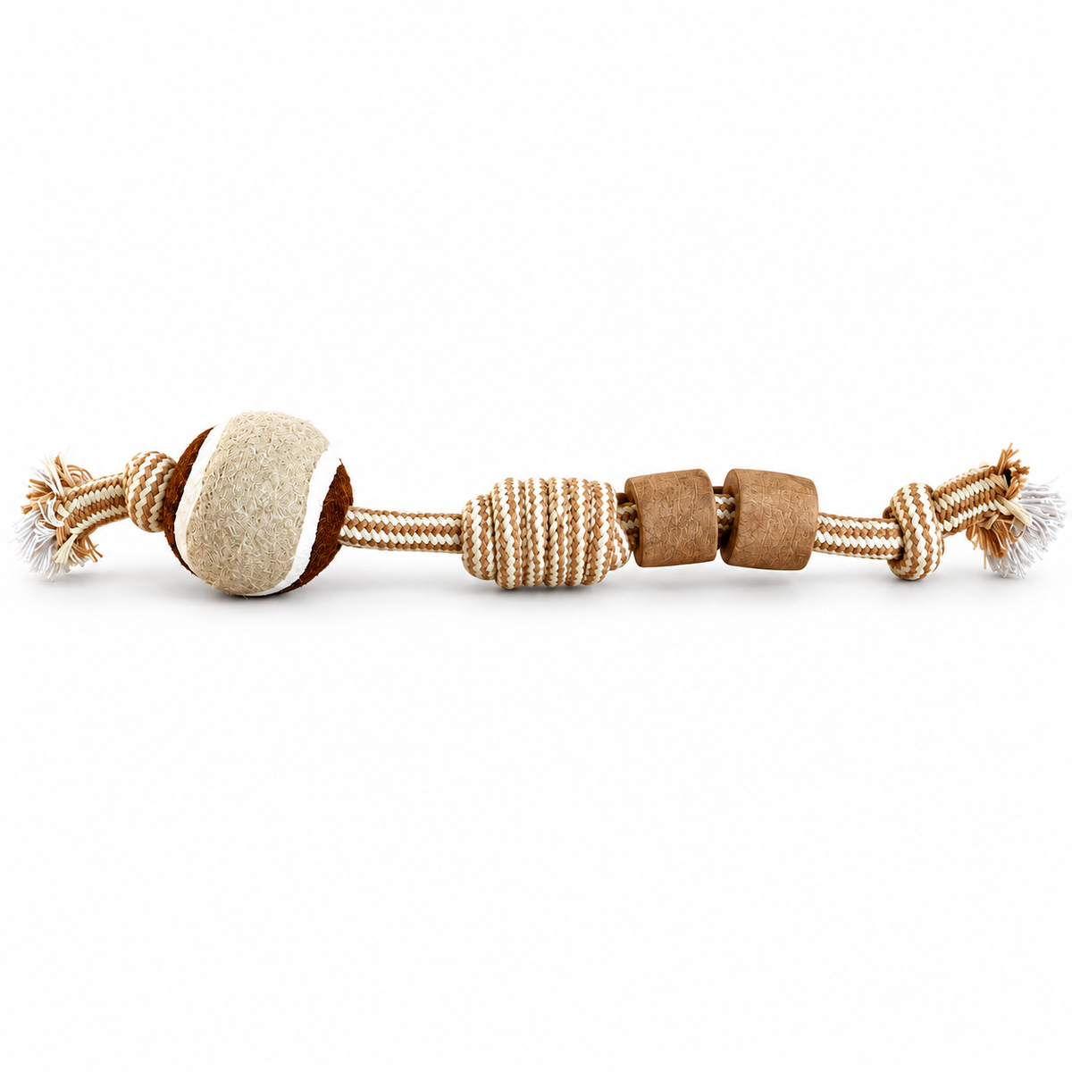 Juguetes PAW para mascotas – Mordedor de madera de café Knuckle Ball Batton