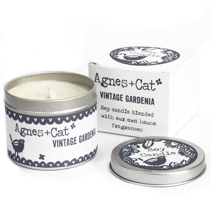 Velas en Lata - Vintage Gardenia