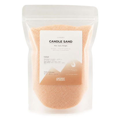 Arena para velas perfumadas - topo naranja - cobalto - 300 g