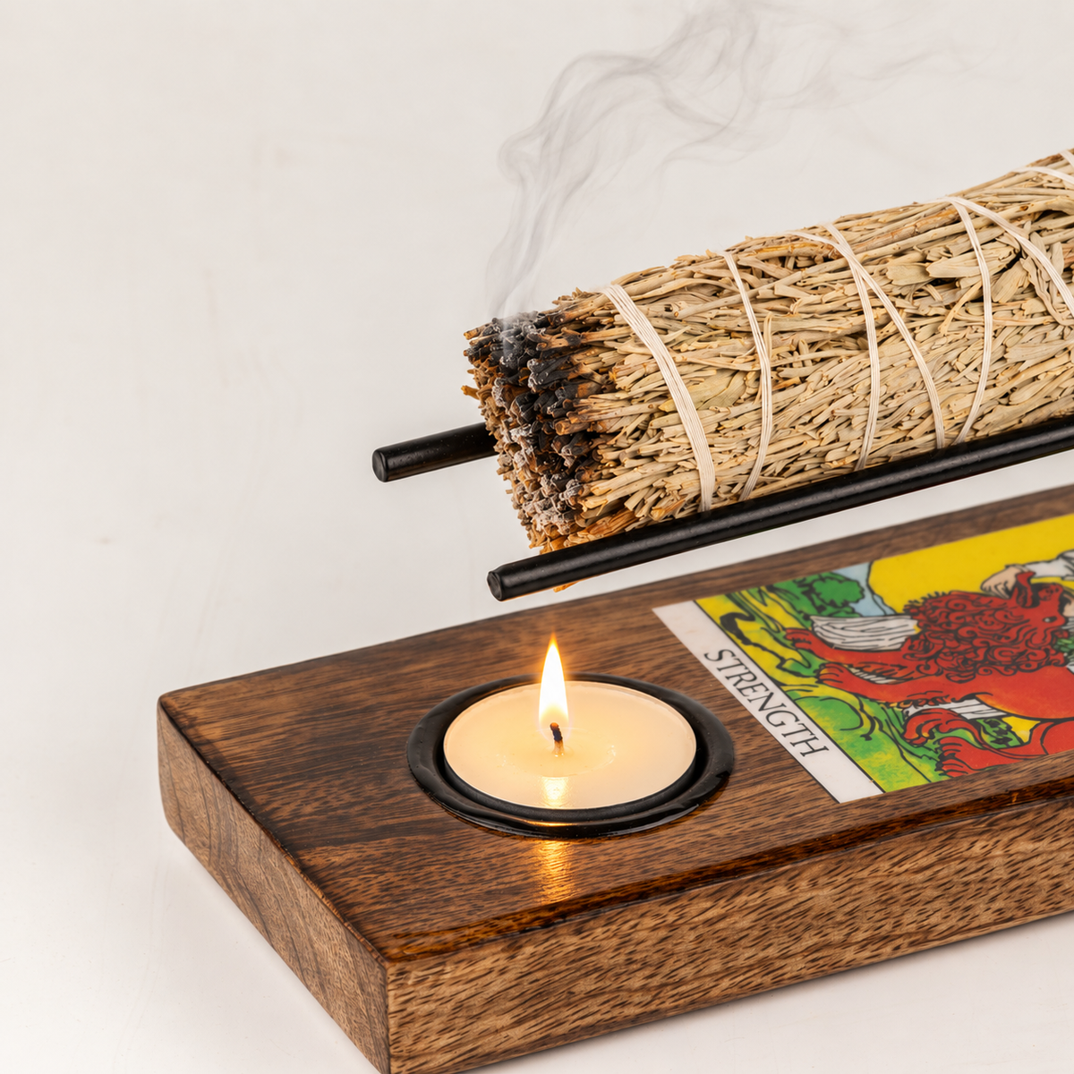 Calentador Grande para Varitas de Salvia Esmaltado - La Fuerza