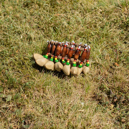 Kenari Shell Hand Shaker - Rattle Bracelet (15 Pieces)
