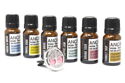 Huile essentielle pour diffuseur de voiture 10 ml - Circulation lente
