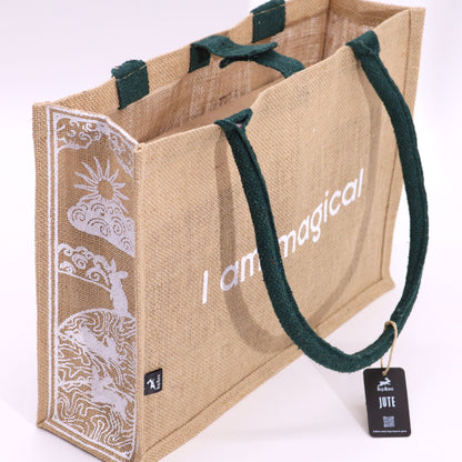 Hop Hare Große Jutetasche - I'm Magic