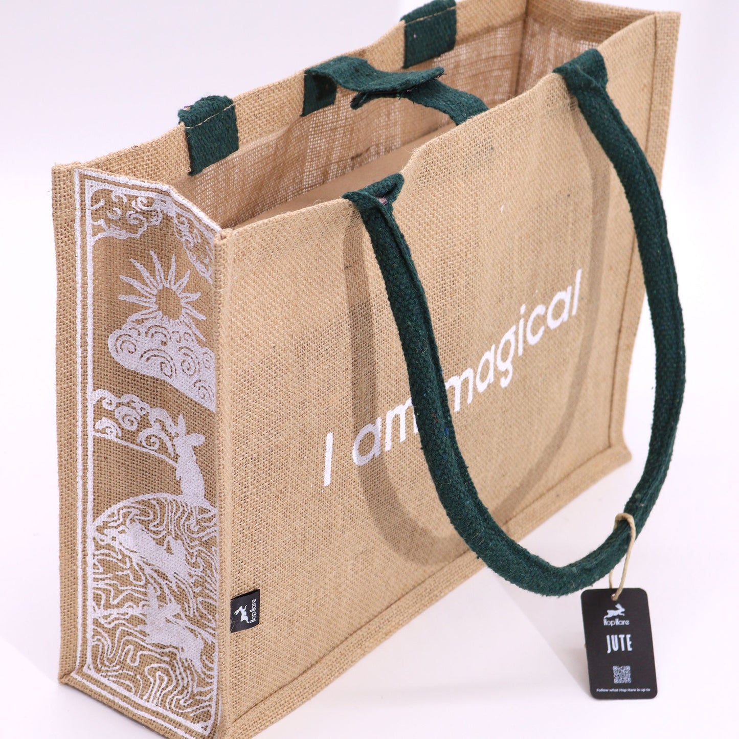 Hop Hare Große Jutetasche - I'm Magic