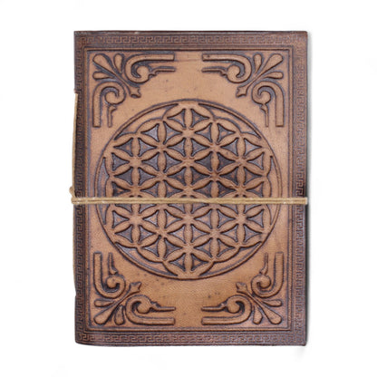 Carnets en cuir de style ésotérique assortis (6 x 4,5 pouces) - Vitrine