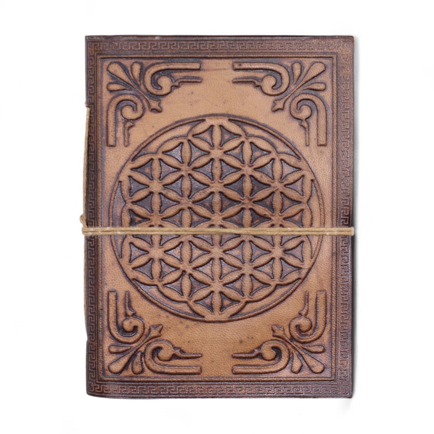 Carnets en cuir de style ésotérique assortis (6 x 4,5 pouces) - Vitrine