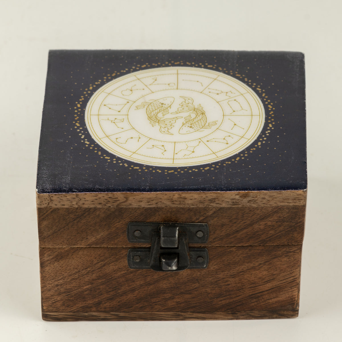 Pequeña caja esmaltada - Piscis