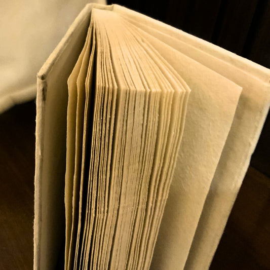 Mittleres Lokta-Notizbuch – Baumwolle in verschiedenen Farben – 45 Blatt