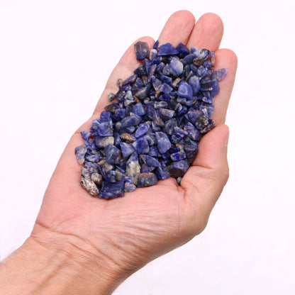 Éclats de sodalite - pierres précieuses en vrac - 1 kg
