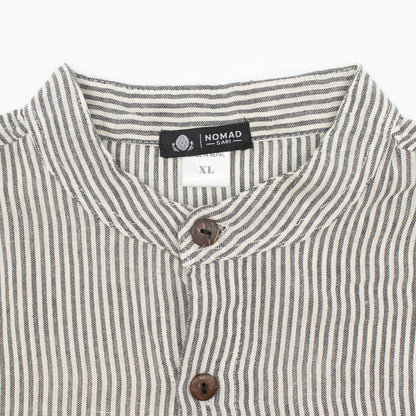 Nomad Sari Camisa Grandad - Gris Piedra - XL