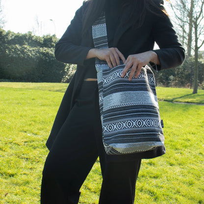 Sacs en jacquard naturel – Urban Caravan – Sac cabas nomade