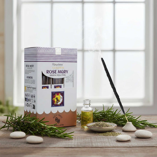 Palitos de resina para purificación Golden Rose Mary - 30 g