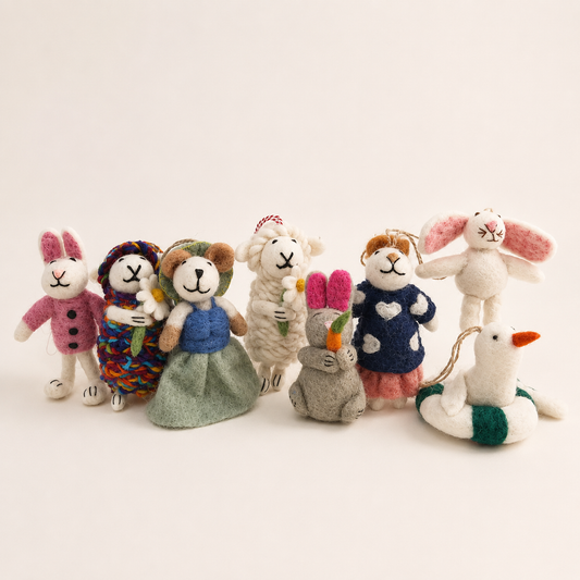 Colgantes de bolso de fieltro - Selección mixta (Más allá de los encantos adorables)